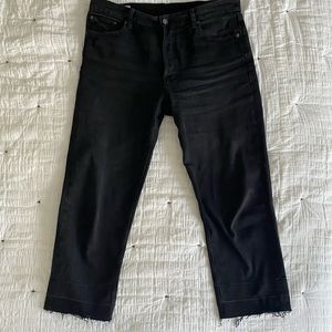 Gap cheeky straight jeans size 12- black